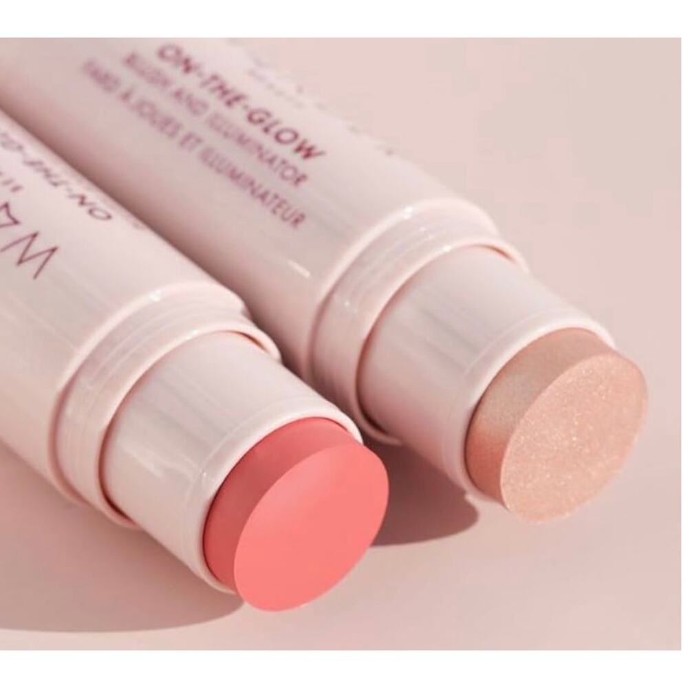 Wander Beauty On-the-Glow Blush & Illuminator duo - CORAL ROSE / NUDE GLOW - NEW